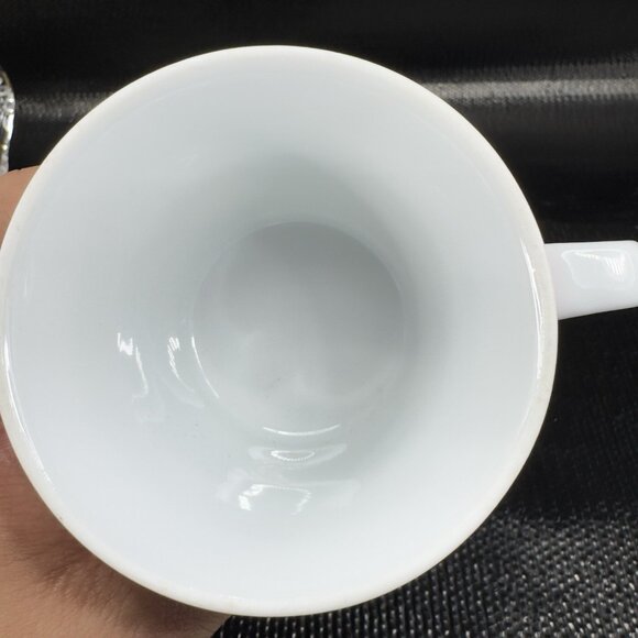 Seyei Christmas Holly Leaf Fine China Porcelain Pedestal Coffee Cups Mugs Set 3 - Picture 9 of 14